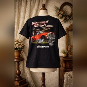 Snap-on Graphic T-Shirt | Diamond in the Rough | Size L